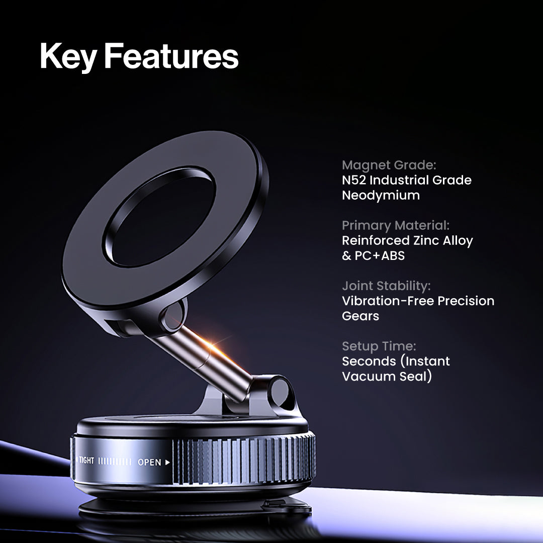 Smart Magnetic Car Phone Mount